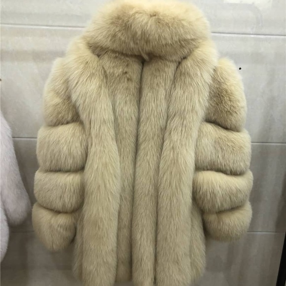 Authentic fox fur coat - Picture 4 of 6